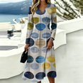 thumbnail image 5 of Floral Dress for Women Wrap a Line Maxi Dress Long Loose Casual Floral Dresses, 5 of 5