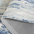 thumbnail image 6 of SAFAVIEH Metro Teague Abstract Area Rug, Ivory/Blue, 6' x 6' Square, 6 of 11