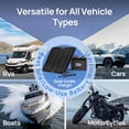 thumbnail image 2 of ECO-WORTHY Solar Battery Charger, 10W 12V Trickle Charger Maintainer with Upgrade OBD, Portable Bracket, Waterproof Solar Panel for RV, Mot, 2 of 9