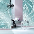 thumbnail image 2 of IDEA4WALL 6pcs Botanical Peel and Stick Wallpaper Removable Wall Murals Large Wall Stickers for Home Decoration, 100"x24", 2 of 5