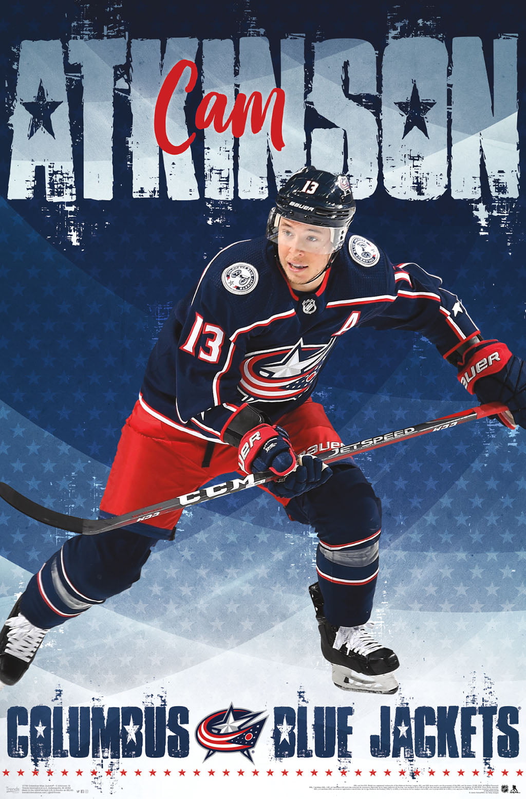 Cam Atkinson Hockey Paper Poster Flyers