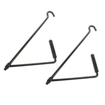 OUNONA 2pcs Automotive Jack Part Trailer Jack Metal Handle Extension Replacement Lift Jack Handle Rv Accessory Jack Crank For Truck