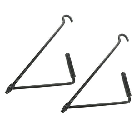 OUNONA 2pcs Automotive Jack Part Trailer Jack Metal Handle Extension Replacement Lift Jack Handle Rv Accessory Jack Crank For Truck