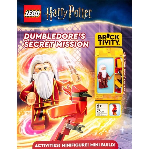 Pre-Owned Activity Book with Minifigure Lego Harry Potter: Dumbledore's Secret Mission (Paperback)