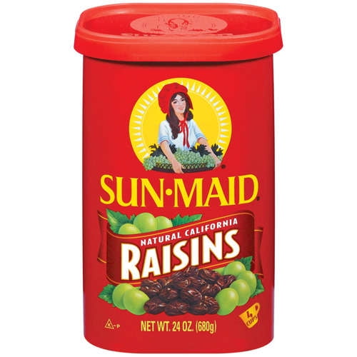 SunMaid Natural California Raisins, 24 Oz.