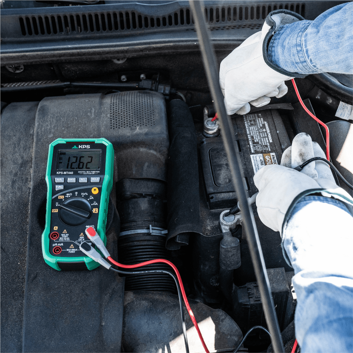 KPS by Power Probe KPS MT440 Automatic Digital Multimeter for AC/DC Voltage and Current