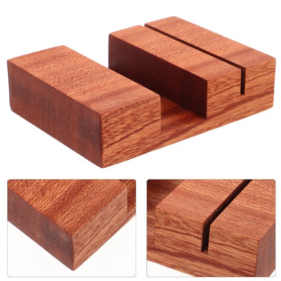 Supvox Vertical Chopping Board Organizer Wooden Cutting Board Holder Brown 1Pack