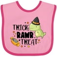 thumbnail image 3 of Inktastic Halloween Trick Rawr Treat with Dinosaur Boys or Girls Baby Bib, 3 of 4