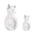 thumbnail image 1 of 2 Pieces ABS Animal Shape Hook Punch-free Decorative Self-adhesive Replacement Simple Style Bathroom Key Hanger Transparent, 1 of 9