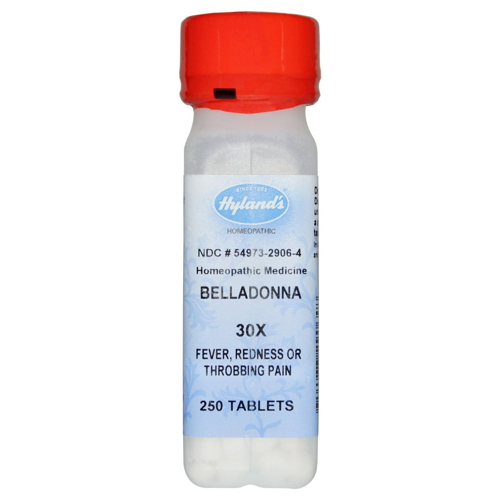 Hyland s Belladonna 30X 250 Tablets