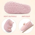 thumbnail image 4 of Barerun Kids Boys Girls House Slippers Indoor Home Shoes Warm Slippers for toddler Pink Size 10.5, 4 of 8