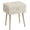 Cappuccino Beige, variant on SONGMICS Vanity Stool Chair with Storage, Makeup Stool, Footrest Footstool Ottoman, Metal Legs, Adjustable Feet, for Living Room, Bedroom, Jelly Pink