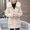 White, variant on Homenesgenics Thicken Puffer Coat Winter Coats for Women Plus Size Women's Fall and Winter Long Sleeved Warm Cotton Jacket Bread