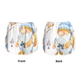 thumbnail image 3 of Balery Gnome Camping Fishing Pantalones cortos deportivos para mujer con forro y dos bolsillos, elásticos, para entrenamiento, gimnasio, yoga-Medium, 3 of 7