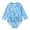 r-190Blue293, variant on HAYIMI Child Summer Toddler Girls Long Sleeve Froal Printing Beach Bathing Baby Suit Girls Swimwear Swimsuit Leisure Kids Bathing Suit