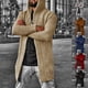 thumbnail image 4 of Suéter de cuello alto con capucha de color sólido para hombre, cárdigan de estilo europeo y americano para otoño e invierno, suéter para hombre, 4 of 6