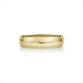 thumbnail image 2 of Oxford Ivy Men's Solid 10K Yellow Gold 5mm Classic Plan Wedding Band Ring Size 10, 2 of 5