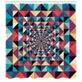 thumbnail image 3 of Ambesonne Modern Shower Curtain, Visual Patchwork Retro, 69"Wx70"L, Multicolor, 3 of 3