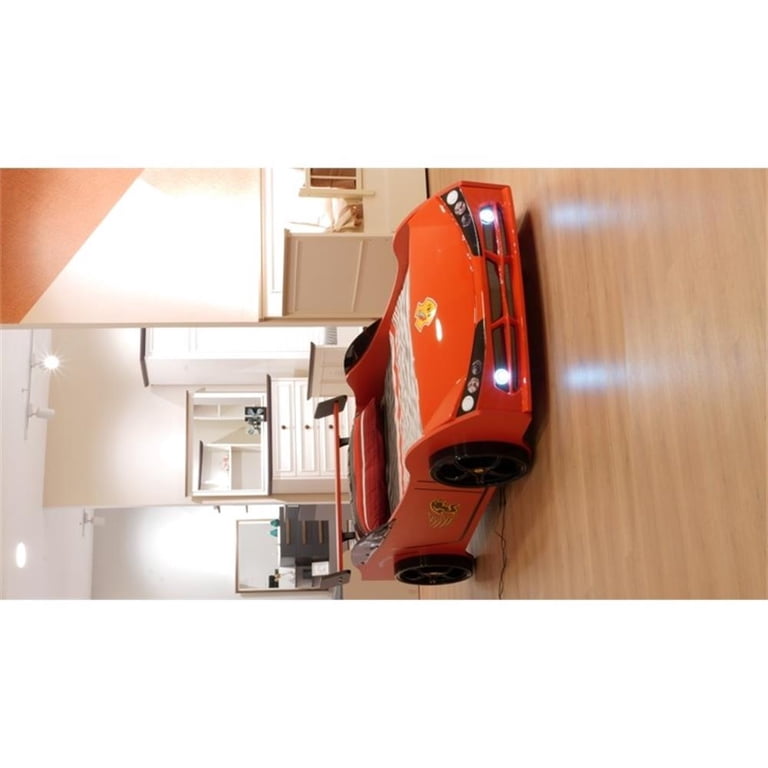 ベッドフレーム titi racer car bed Titi Racer Modern TT Twin Race Car Bed with Remote Control in Red