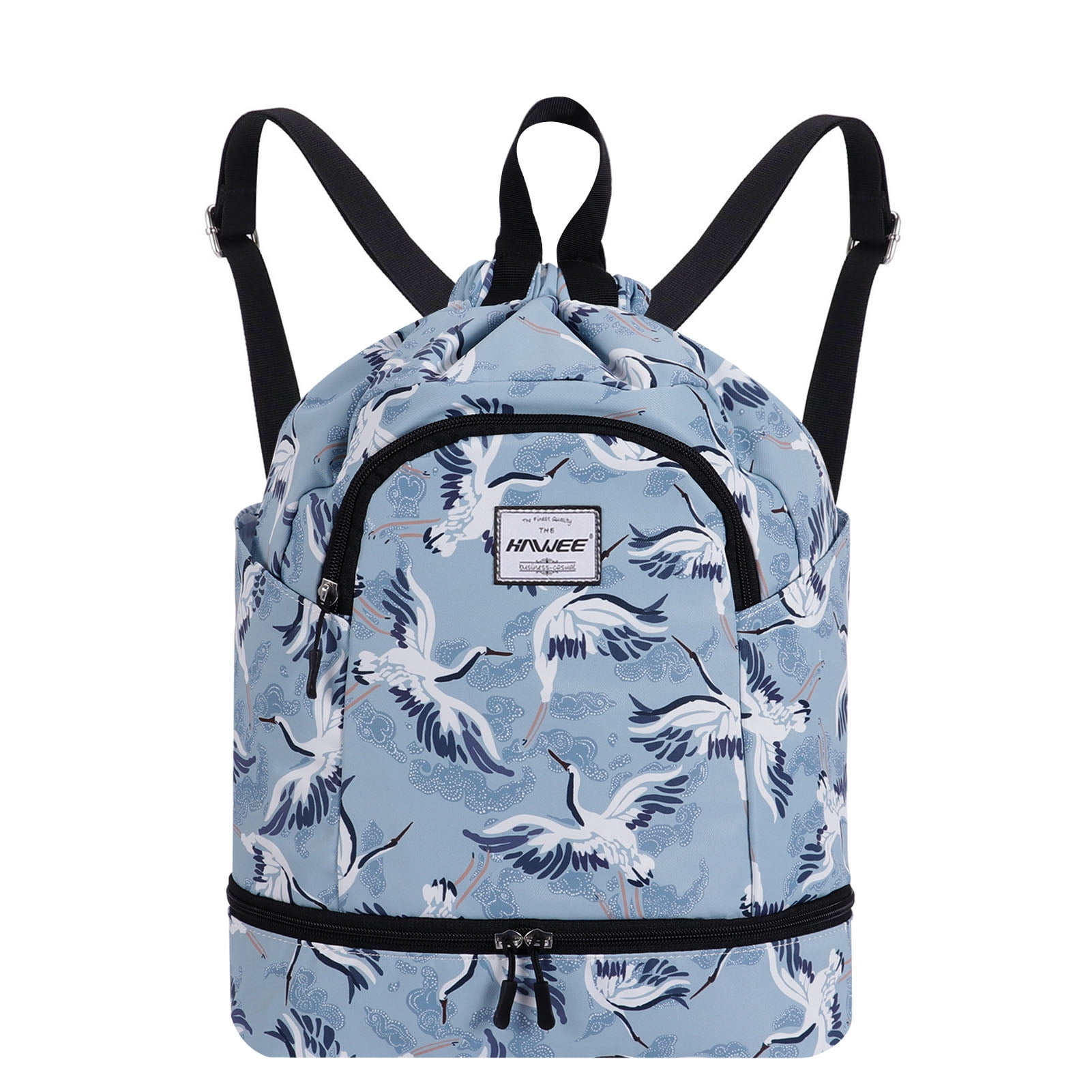 Cute Sloth Waterproof Gym Drawstring Bag,Sports Backpack for Women Girls 
