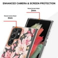 thumbnail image 4 of Dteck for Samsung Galaxy S23 Ultra Clear Case, Girls Women Crystal Clear Flower Pattern Cases, Slim Fit Soft TPU + PC Shockproof Cover for Galaxy S23 Ultra, Flower*, 4 of 10