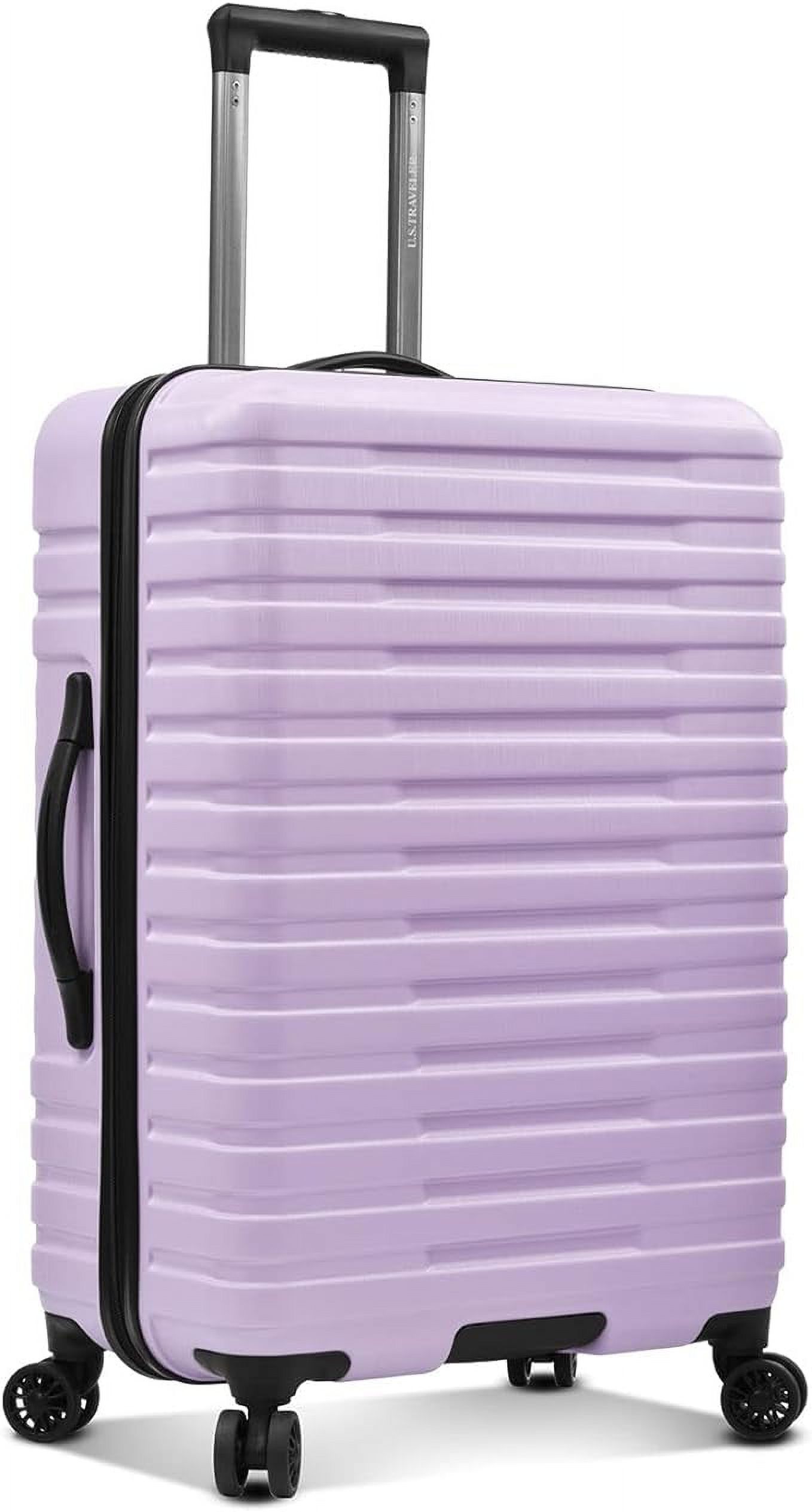 U.S. Traveler Boren Polycarbonate Hardside Rugged Travel Suitcase