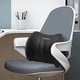 thumbnail image 5 of Cojín lumbar para coche Almohada de soporte de espuma viscoelástica | Respaldo ergonómico para coche, oficina y hogar | Alivia la fatiga al volante, corrige la postura | Funda extraíble transpirable, 5 of 9