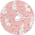 thumbnail image 1 of FMSHPON Cute Rabbit Easter Xmas Christmas Tree Skirt Stand Mat for Holiday Party Decoration Indoor Outdoor 48 inches, 1 of 6