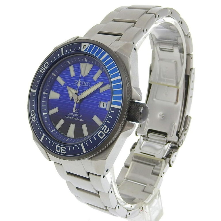 Pre-Owned Seiko Prospex Samurai Date 4R35 01X0 SBDY019 Blue Pre-Owned Seiko Prospex Samurai Date 4R35 01X0 SBDY019 Blue