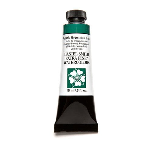 DANIEL SMITH / JJC LLC 284600078 DANIEL SMITH XF WATERCOLOR 15ML PHTHALO GREEN (BLUE SHADE)