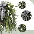 thumbnail image 4 of Spring Wreaths for Front Door with Greenery Summer Wreaths for Front Door Outside Spring & Summer Door Wreath with Ribbon Bow Decorative Outdoor Wreath for Front Door, 4 of 4