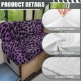 thumbnail image 6 of XYZCANDO Purple Leopard RV Dinette Cushion Covers Washable Camper Decor Universal Bench Cushion Comfortable Furniture Covers for Sofa and Loveseat Soft Slipcovers for RV Camper Car Bench, 6 of 7