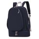 thumbnail image 3 of Bolsa de tenis Mochila de lona con capacidad para 3 raquetas Bolsillo lateral con compartimento para zapatos azul, 3 of 8