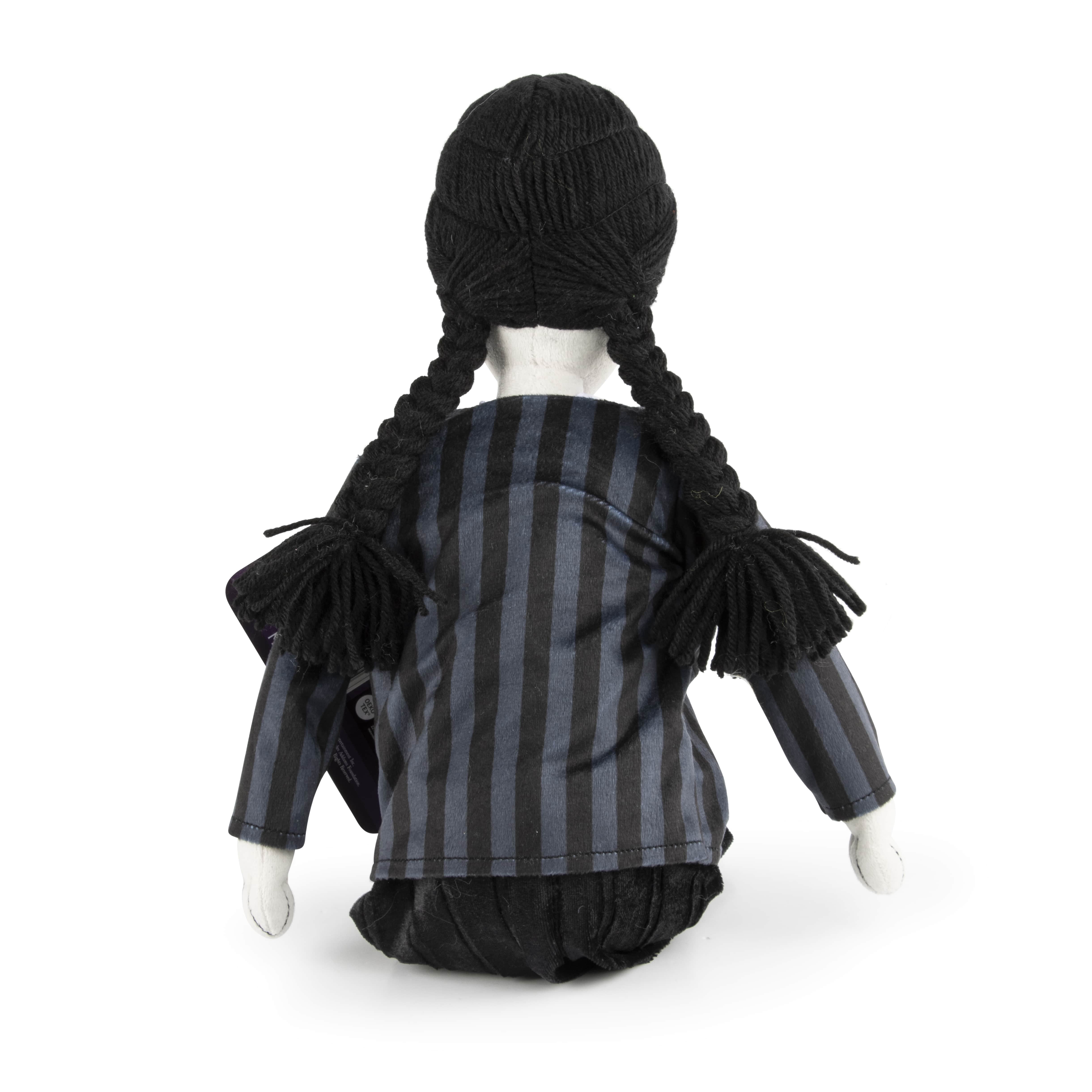 Wednesday Addams Pillow Buddy, Polyester, Black, MGM