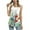 White, variant on Spring Tops for Women Tank Tops for Women's Summer Casual Sleeveless Blouse Crew Neck Tops Floral Printed T-Shirt Vest for Women