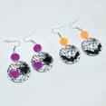 thumbnail image 5 of Various Acrylic Ghost BOO Pumpkin Spider Halloween Earrings Dia De los Muertos, 5 of 9