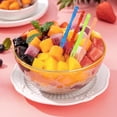 thumbnail image 5 of Colorful Plastic Fruit Forks,200 Pcs 4" Disposable Cocktail Forks Tasting Appetizer Forks Set Toothpick Forks Portable Salad Fruit Forks Mini Cake Forks for Cake Sticks Party Food Dessert Weddings, 5 of 8