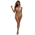 thumbnail image 5 of Unique Bargains Women's Cotton High Waist Tummy Control Briefs M Beige, 5 of 6