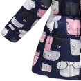 thumbnail image 3 of Veste Matelassée pour Enfants Garçons et Filles Imprimé Mode Dessin Animé Grand Garçon Long Col à Capuche Veste Matelassée, 3 of 5