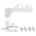 thumbnail image 3 of Gel de baño inteligente para el inodoro lavado frío y caliente para mujer con accesorios de baño con dos boquillas para una óptima higiene personal ANGGREK Otros, 3 of 8