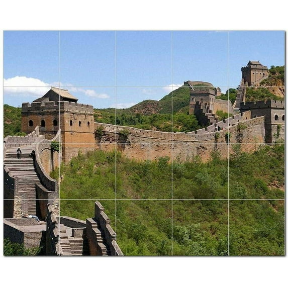 Monument Ceramic Tile Mural Kitchen Backsplash Bathroom Shower, 400967-XL54