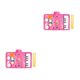 thumbnail image 3 of Bewildely Seguro y fácil de almacenar Pliegue y enrolle para un almacenamiento conveniente Volumen Ajustable Multifuncional Edutainment Pink Rosa 2Conjunto, 3 of 6