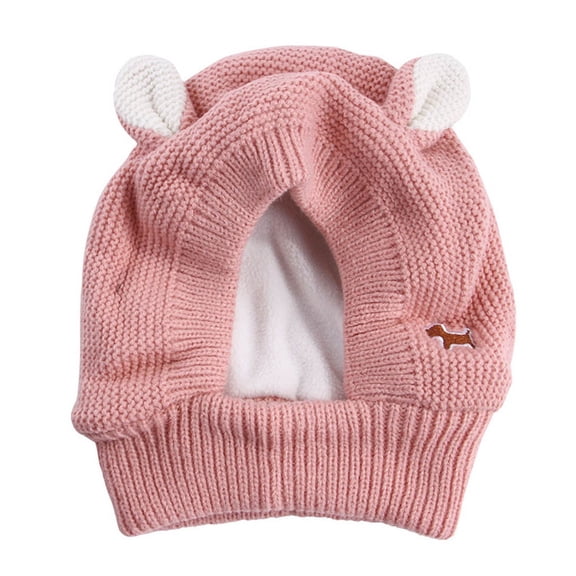 Quiet Ears Hat for Large Dogs Anxiety Grooming Ear Muffs Dog Ear for Calming Ear Compression Pet Knit Hat Hoo