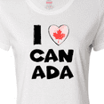 thumbnail image 4 of Inktastic I Love Canada Heart with Maple Leaf Women's T-Shirt, 4 of 5
