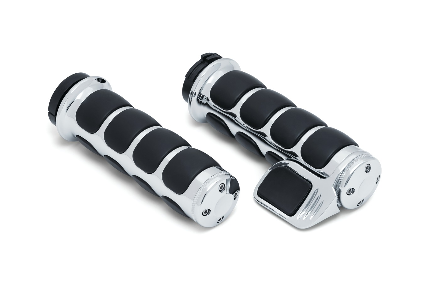 Kuryakyn 6342 Premium ISO Handlebar Grips with Contoured