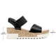 thumbnail image 4 of Sandalias DREAM PAIRS REED-2 Negras con Plataforma y Cuña para Mujer, 4 of 6