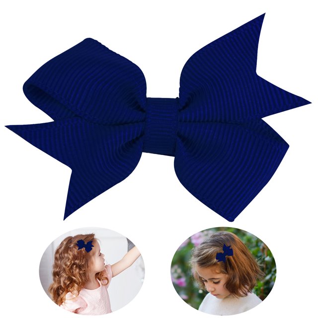 Kids Hair Clip Lovely Decorative Ribbon Bow Baby Hair Pin Baby Barrette