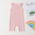 thumbnail image 3 of Toddler Kid Jumpsuit Pants Clothes Infant Baby Boys Girls Sleeveless Stripe Print Romper Jumpsuit Summer Jumpsuit For Girls Boys, 3 of 8