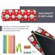 thumbnail image 5 of Easygdp Cute Baseball para Estuche de Lápices de Cuero, Estuche de Papelería de Cuero, Estuche de Gran Capacidad con Cremallera, 5 of 7