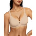 thumbnail image 1 of Sujetadores inalámbricos LetsJoli Seamless Push Up Cobertura Total Nude, 1 of 6